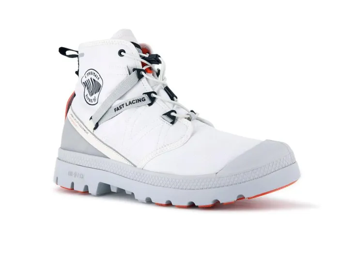 Boots Women PALLADIUM PAMPA TRAVEL LITE WATERPROOF Star White Boots Women PALLADIUM PAMPA TRAVEL LITE WATERPROOF Star White