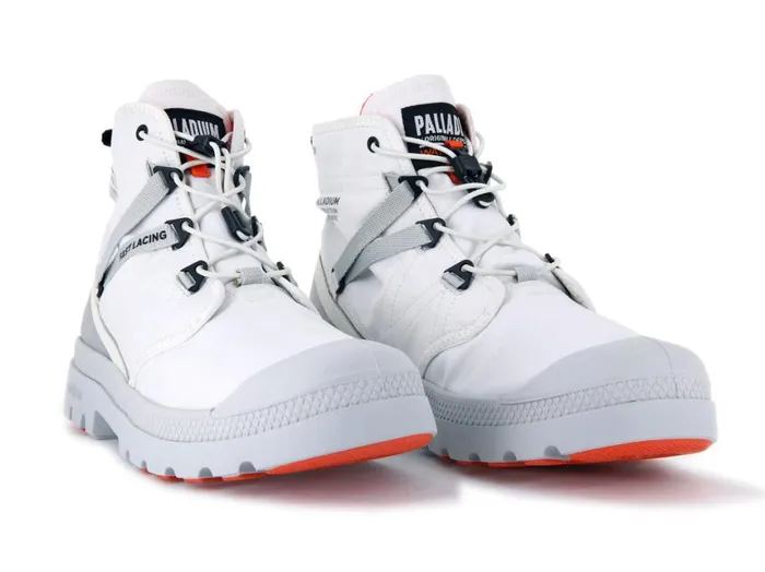 Boots Women PALLADIUM PAMPA TRAVEL LITE WATERPROOF Star White Boots Women PALLADIUM PAMPA TRAVEL LITE WATERPROOF Star White