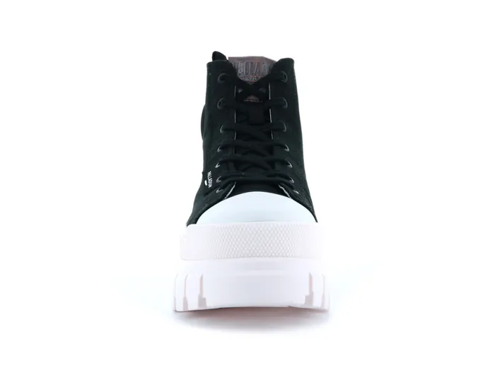 Boots Women PALLADIUM REVOLT HI TX Black Marshmallow Boots Women PALLADIUM REVOLT HI TX Black Marshmallow