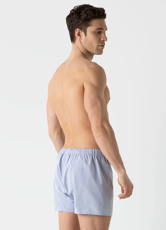 Boxer Shorts Men ussunspel Sea Island Cotton Boxer Shorts Light Blue Boxer Shorts Men ussunspel Sea Island Cotton Boxer Shorts Light Blue