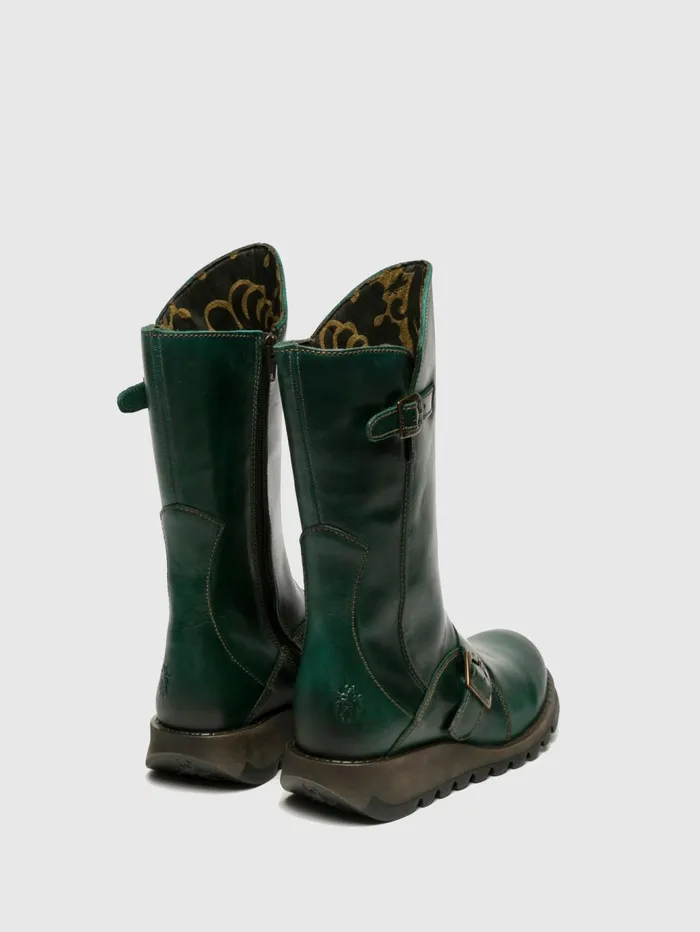 Buckle Boots MES 2 PETROL Women Fly London Boots