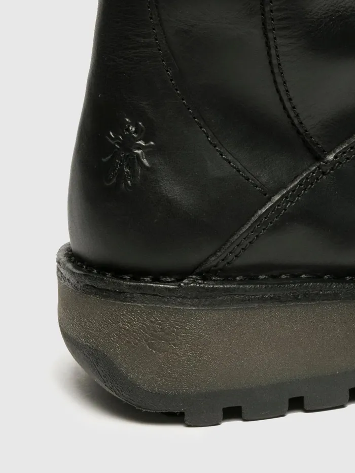 Buckle Boots MES BLACK Women Fly London Boots