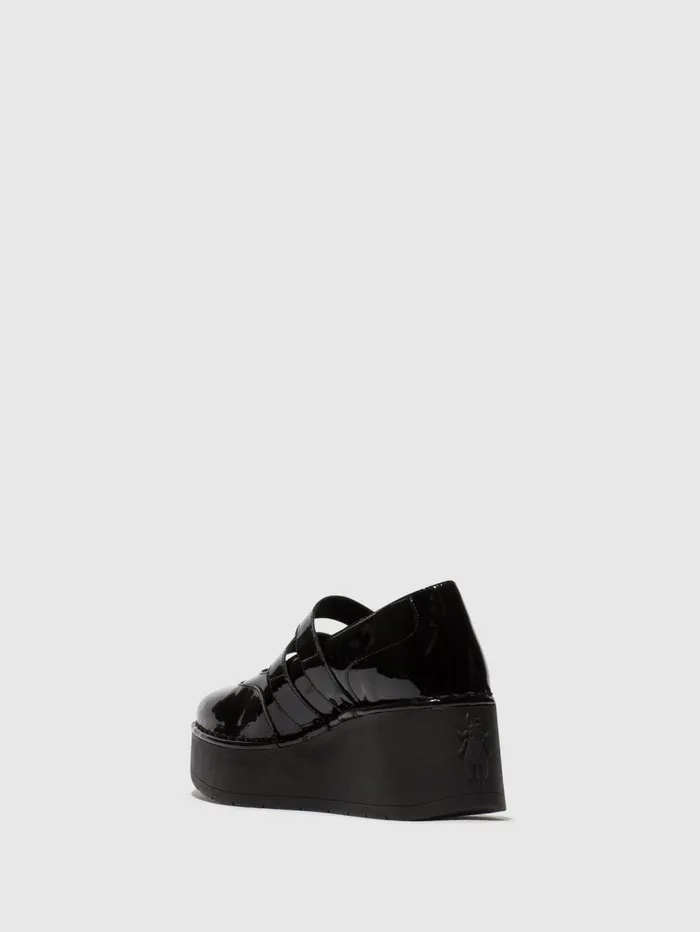 Buckle Shoes HEDI255FLY ATLANTIS BLACK Women Fly London Shoes