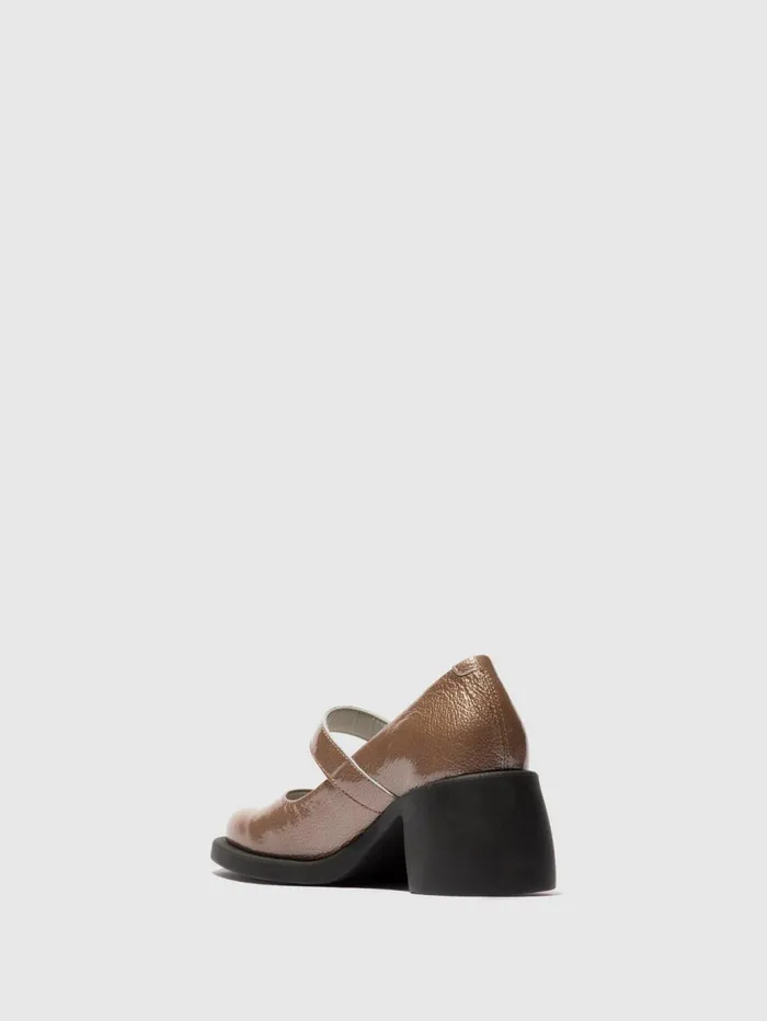 Buckle Shoes HUVI044FLY TAUPE Women Fly London Shoes