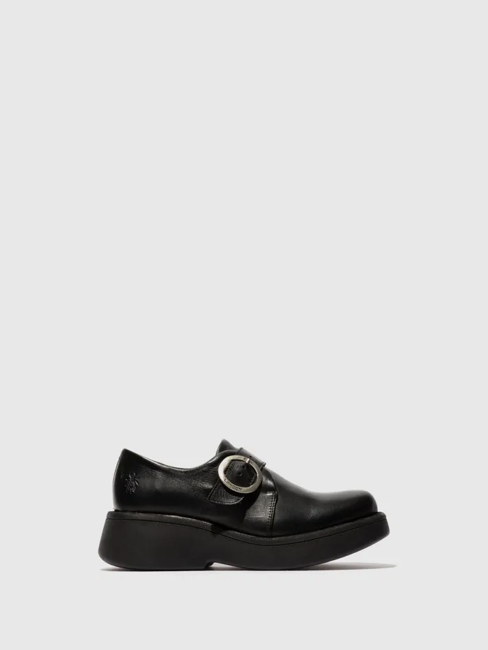 Buckle Shoes MAAV157FLY BLACK Women Fly London Shoes