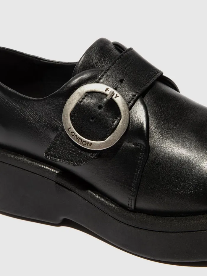 Buckle Shoes MAAV157FLY BLACK Women Fly London Shoes