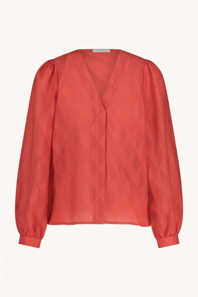 ByBar Blouses Vrouwelijk Alba Blouse Coral ByBar Blouses Vrouwelijk Alba Blouse Coral