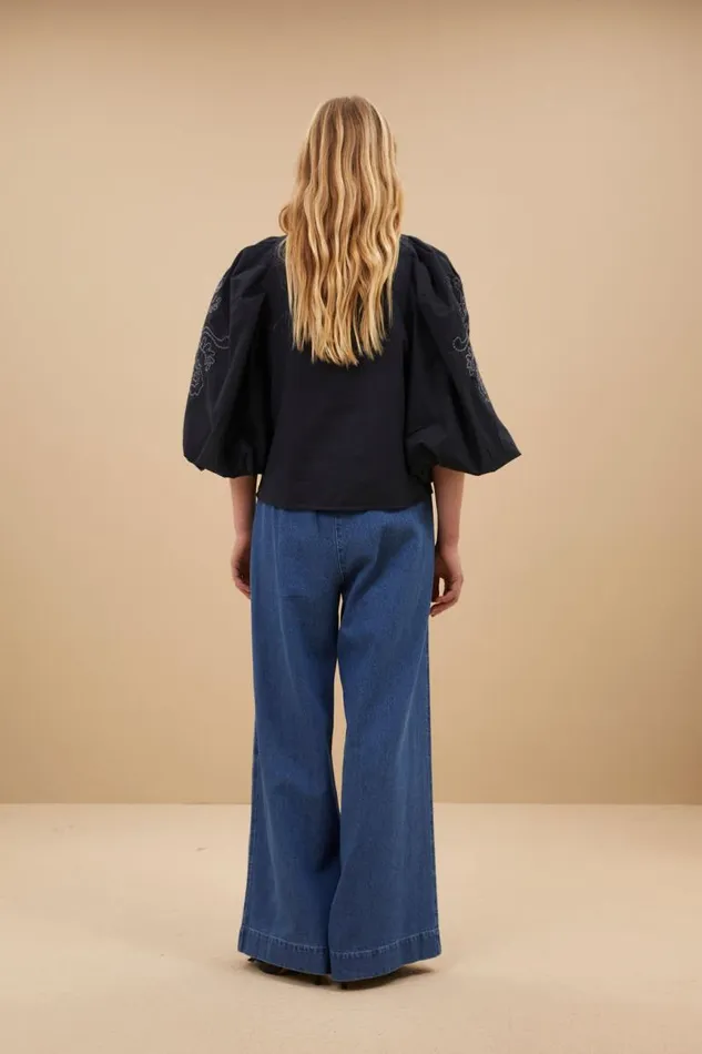 ByBar Broeken Vrouwelijk Benji Denim Pants Denim ByBar Broeken Vrouwelijk Benji Denim Pants Denim