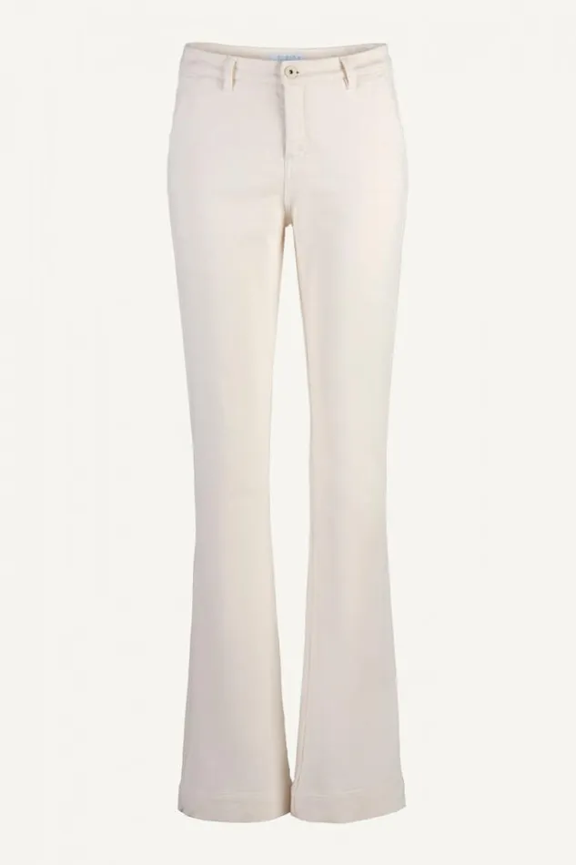 ByBar Broeken Vrouwelijk Leila Pant Twill T Off White ByBar Broeken Vrouwelijk Leila Pant Twill T Off White