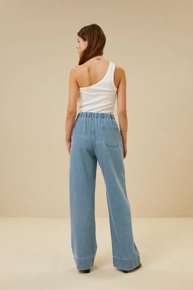 ByBar Broeken Vrouwelijk Mees Denim Pant Light Denim ByBar Broeken Vrouwelijk Mees Denim Pant Light Denim