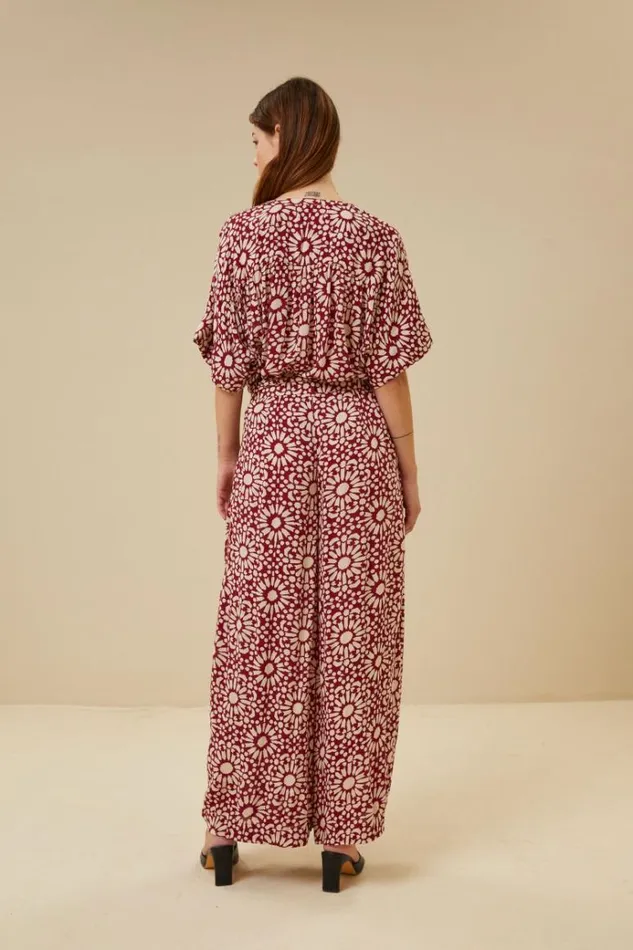 ByBar Broeken Vrouwelijk Wanda Sunflower Pant Sunflower Print ByBar Broeken Vrouwelijk Wanda Sunflower Pant Sunflower Print