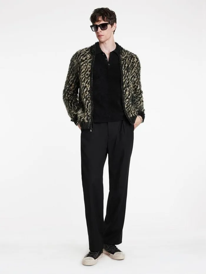 CAMINO BOMBER Espresso Men John Varvatos Sweaters