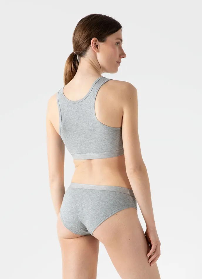 Camis Tanks and Slips Crop Top Grey Melange 8211 ussunspel Women Camis Tanks and Slips Crop Top Grey Melange 8211 ussunspel Women