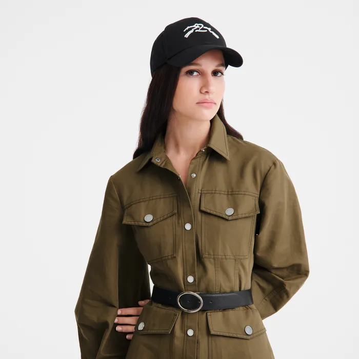 Caps and hats Women Solid cap Black Longchamp