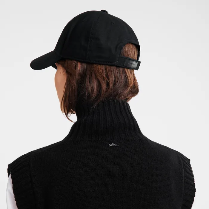 Caps and hats Women Solid cap Black Longchamp