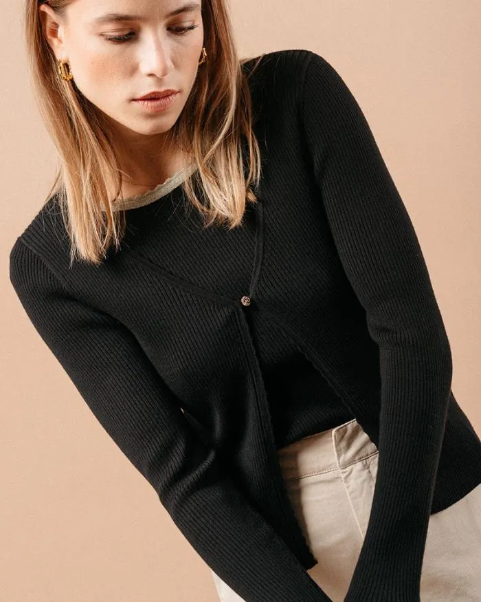 CARDIGAN NOIR MADEMOISELLE Shop Grace and Mila Cardigans