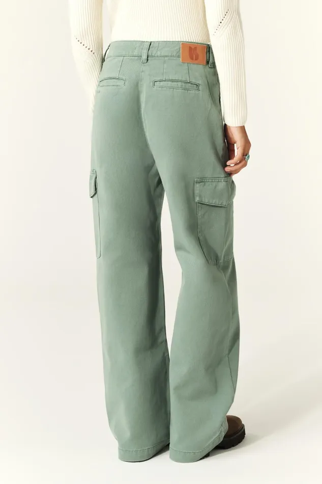 Cargo Pants Corlou Green Women Baandsh Pants and Jeans