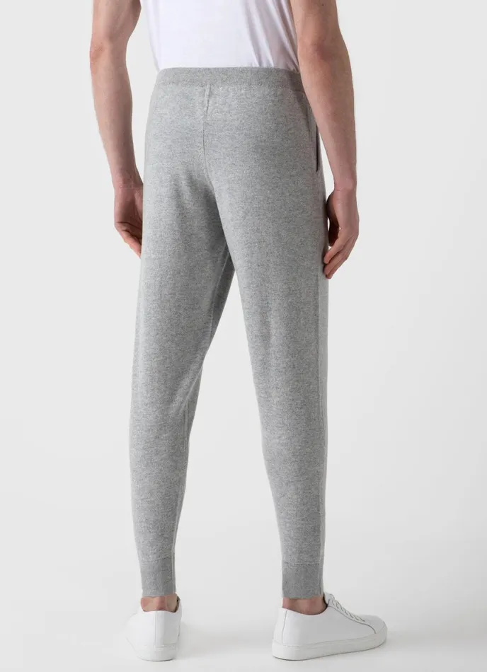 Cashmere Lounge Pant Grey Melange Men SUNSPEL Sweatshirts and Sweatpants