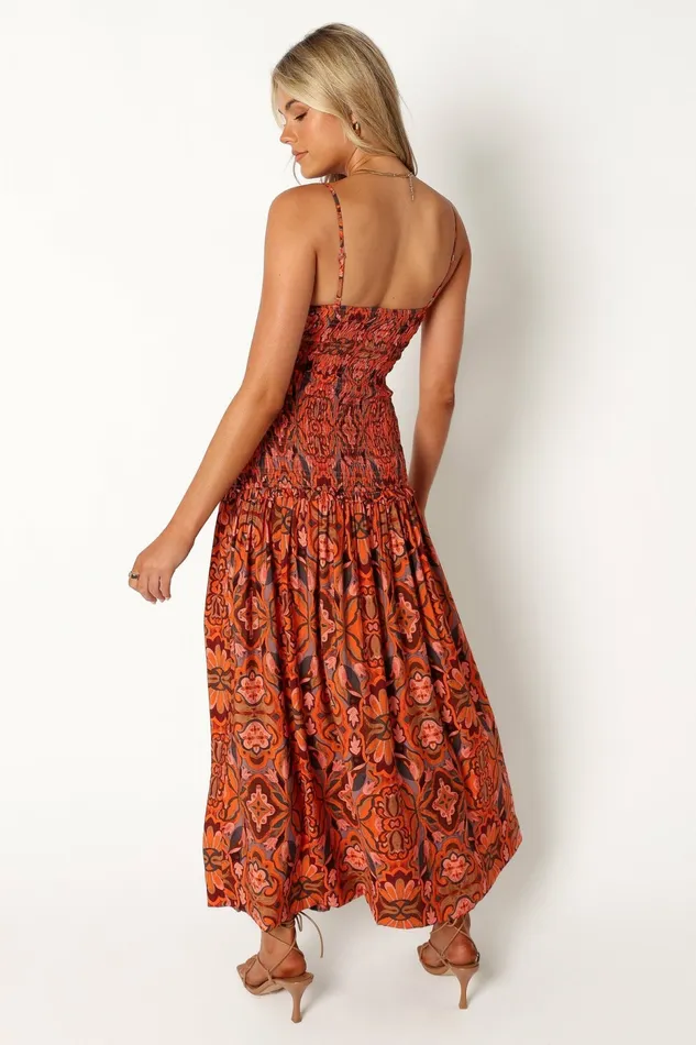 Cecil Midi Dress Harvest Moon Women Floral Dresses Petal and Pup