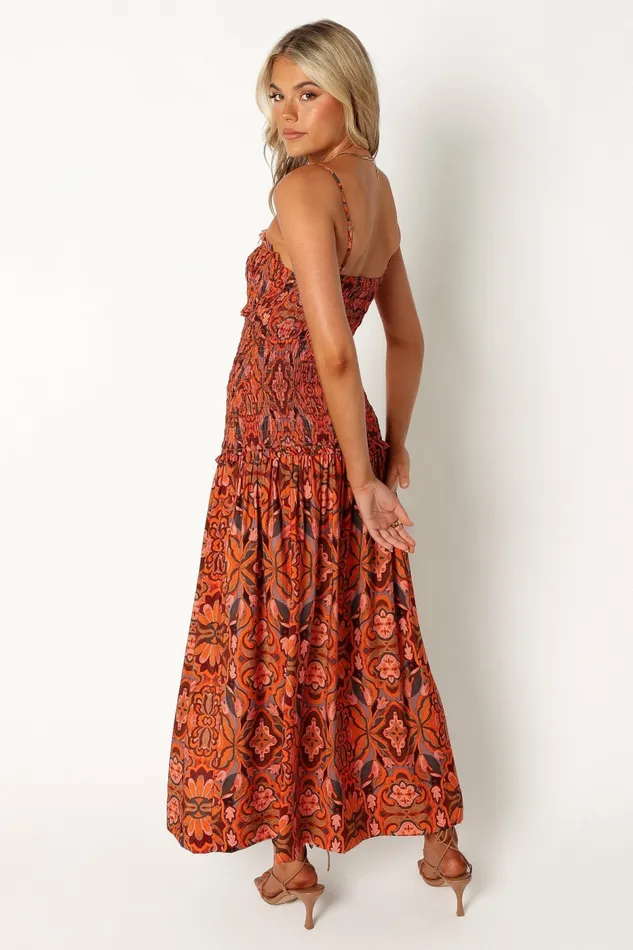 Cecil Midi Dress Harvest Moon Women Floral Dresses Petal and Pup