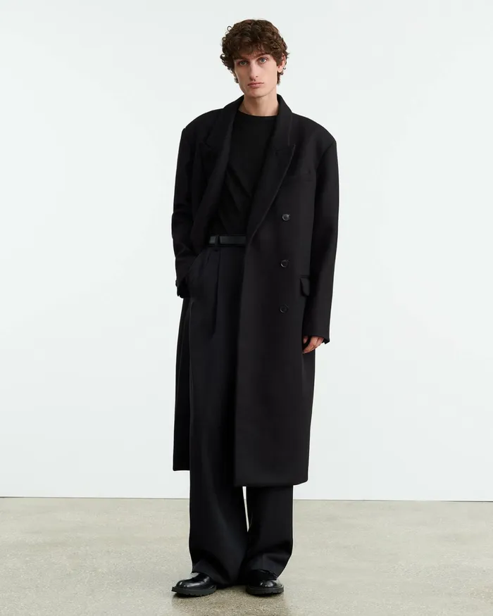 CERNIK COAT Black Men Nili Lotan Jackets and Coats
