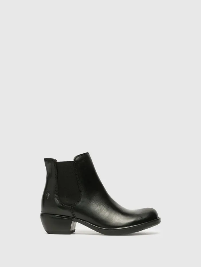 Chelsea Ankle Boots MAKE BLACK Women Fly London Ankle Boots