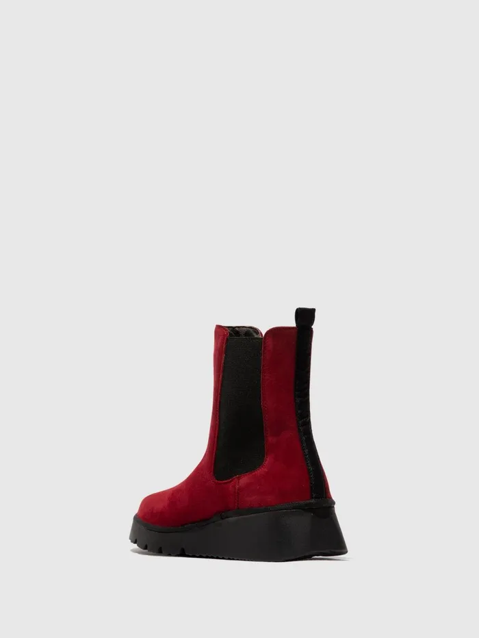 Chelsea Ankle Boots PATY405FLY RED Women Fly London Ankle Boots