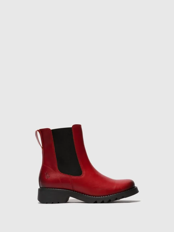 Chelsea Ankle Boots ROPE978FLY RED Women Fly London Ankle Boots