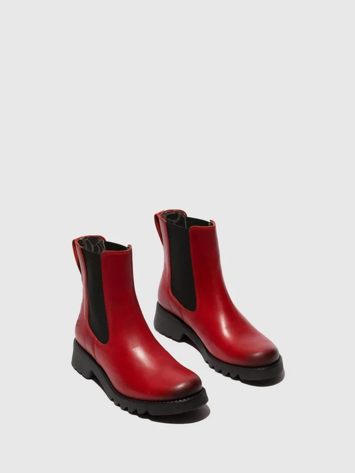 Chelsea Ankle Boots ROPE978FLY RED Women Fly London Ankle Boots