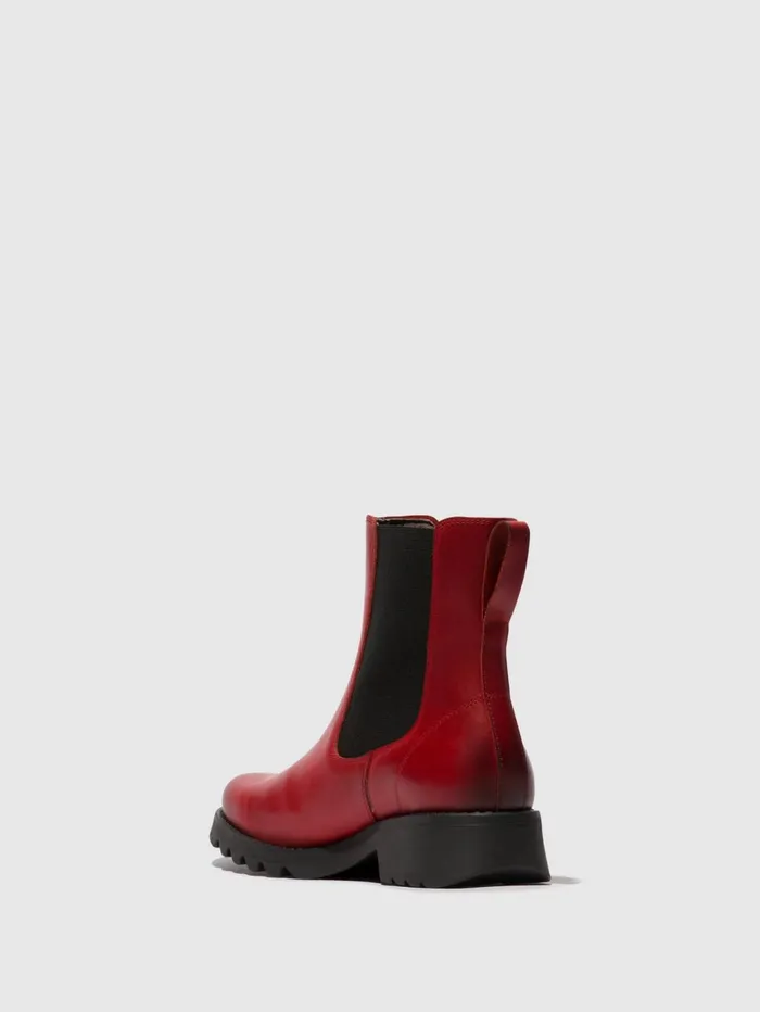 Chelsea Ankle Boots ROPE978FLY RED Women Fly London Ankle Boots