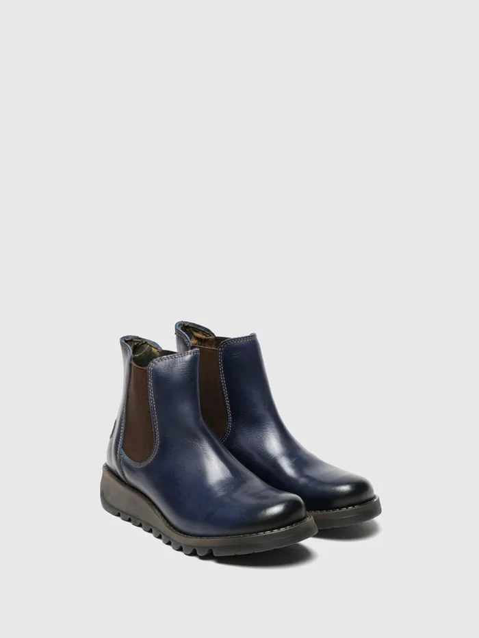 Chelsea Ankle Boots SALV BLUE Women Fly London Ankle Boots