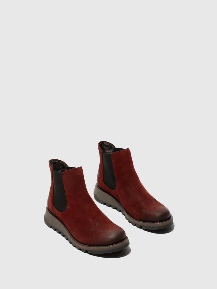 Chelsea Ankle Boots SALV195FLY OXBLOOD Women Fly London Ankle Boots