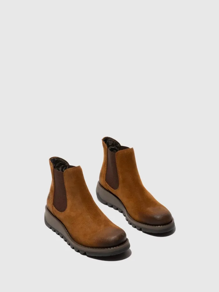 Chelsea Ankle Boots SALV195FLY TOBACCO Women Fly London Ankle Boots