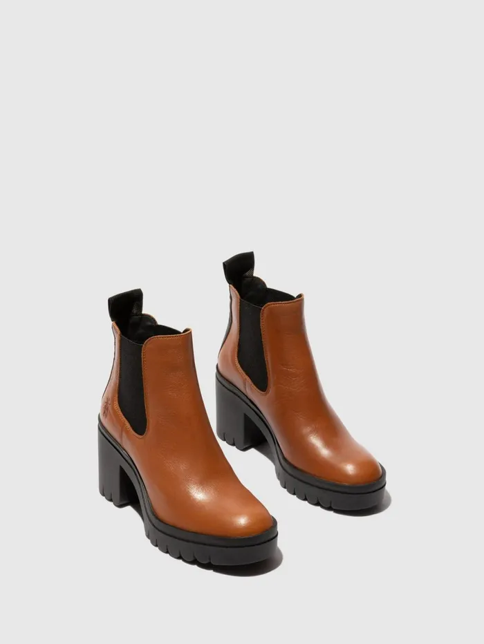 Chelsea Ankle Boots TOPE520FLY TAN Women Fly London Ankle Boots