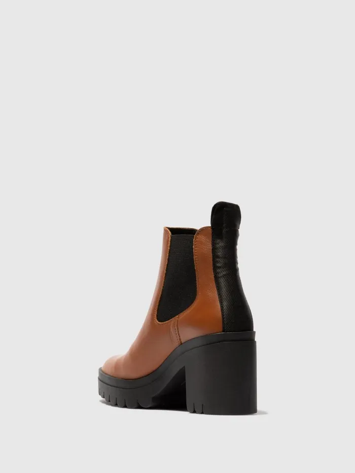 Chelsea Ankle Boots TOPE520FLY TAN Women Fly London Ankle Boots