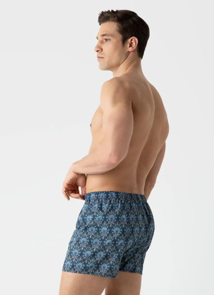 Classic Boxer Shorts In Liberty Fabric Peacock Place Men SUNSPEL Boxer Shorts