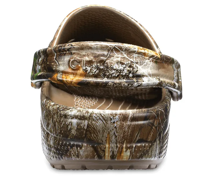 Classic Realtree Edge Clog Walnut WomenMen Clogs Crocs