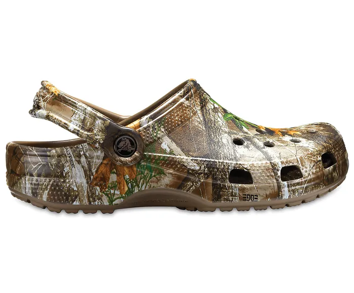 Classic Realtree Edge Clog Walnut WomenMen Clogs Crocs