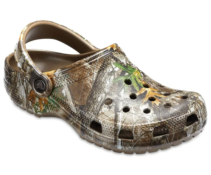 Classic Realtree Edge Clog Walnut WomenMen Clogs Crocs
