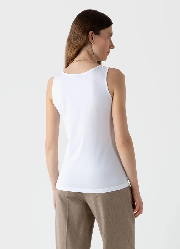 Classic Vest White Tshirts and Tops ussunspel Women Classic Vest White Tshirts and Tops ussunspel Women
