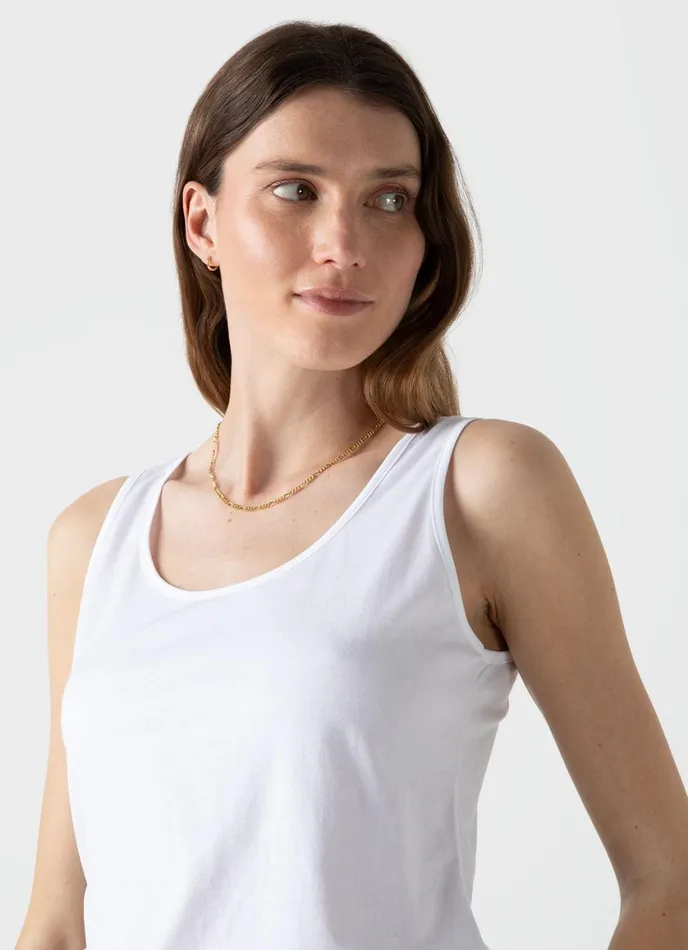 Classic Vest White Women SUNSPEL Tshirts and Tops