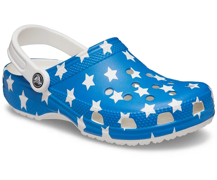Clogs Classic American Flag Clog White Multi Crocs WomenMen