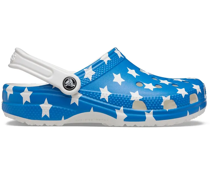 Clogs Classic American Flag Clog White Multi Crocs WomenMen