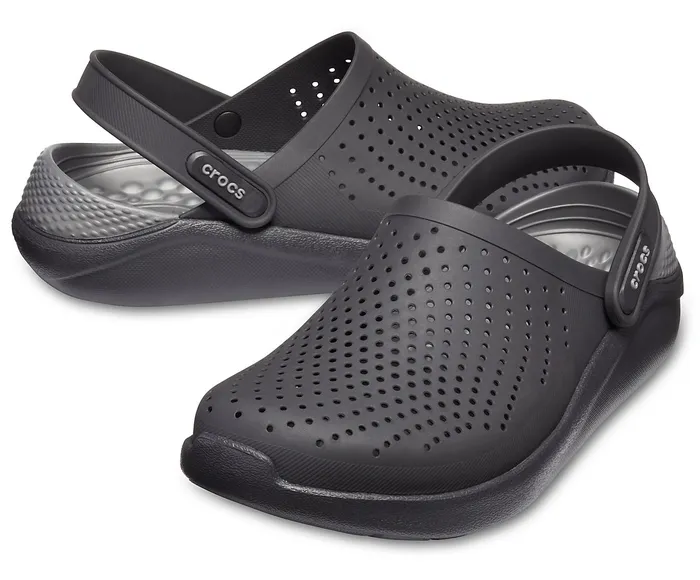 Clogs Crocs WomenMen LiteRide Clog BlackSlate Grey