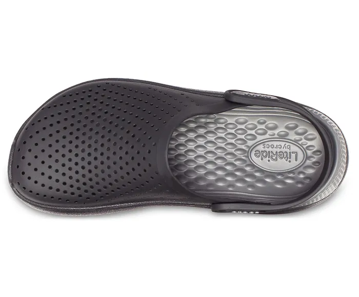 Clogs Crocs WomenMen LiteRide Clog BlackSlate Grey