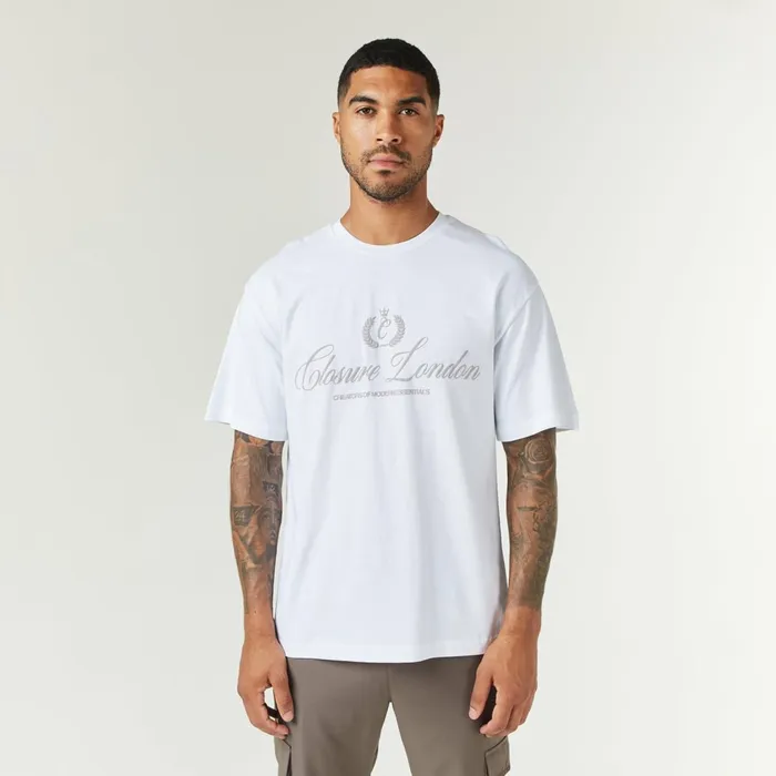 Closure London CLSR Wreath TShirt White Men TShirts