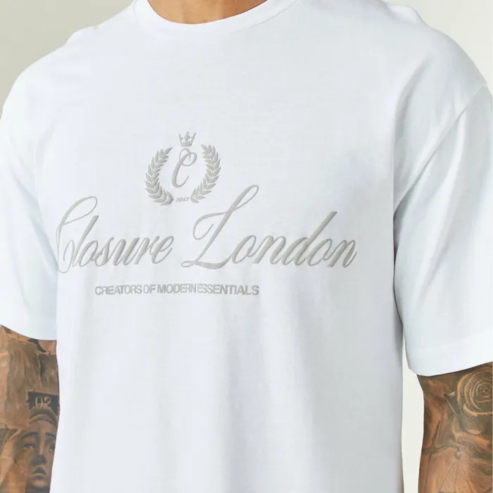 Closure London CLSR Wreath TShirt White Men TShirts