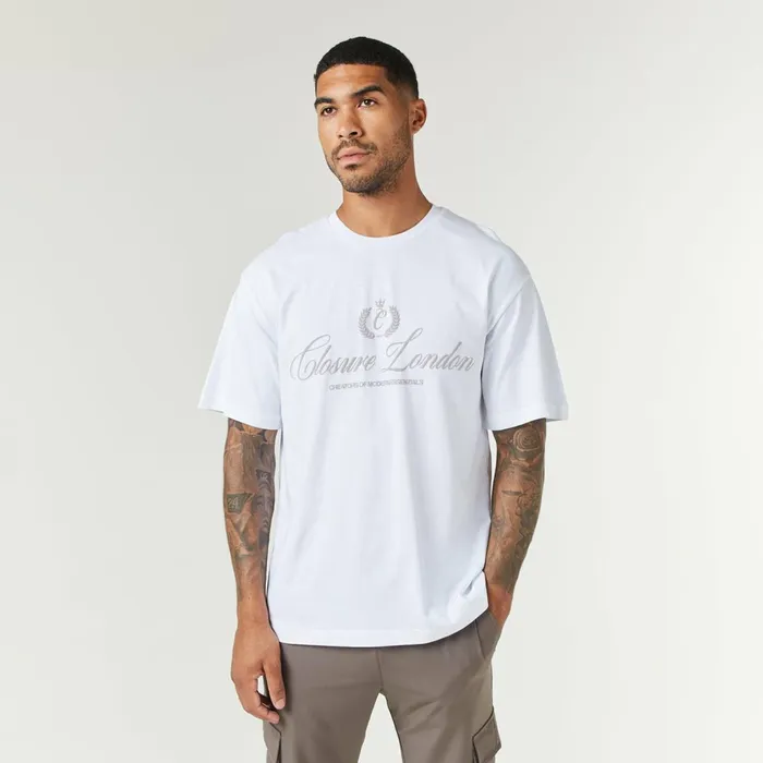 Closure London CLSR Wreath TShirt White Men TShirts