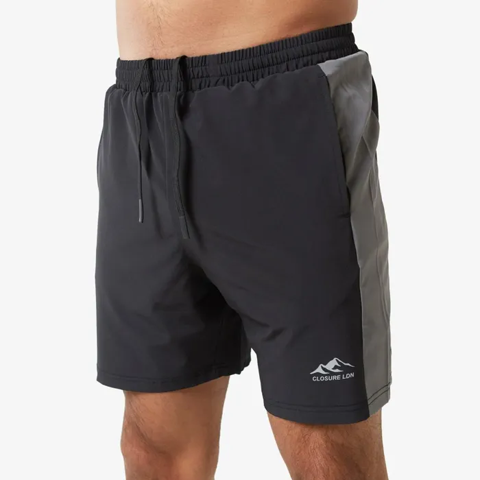 Closure London Core Cut and Sew Short Black Grey Men Shorts