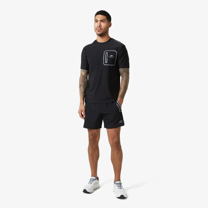 Closure London Heat Seal Zip Pocket TShirt Black Men TShirts